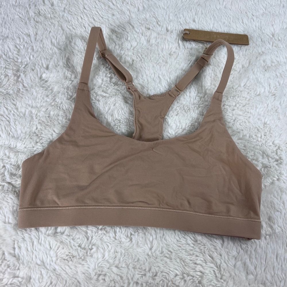 Skims Womens Fits Everybody Racerback Bra Clay Tan Nude Size XXS BR-SCN-1712 New